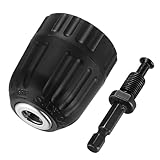 Schnellspannbohrfutter 0,8 mm – 10 mm, Bohrfutter Adapter, Schlagbohrfutter Schnellspann mit 1/4 Sechskant Bohrfutteradapter, 0,8-10mm Schnellwechselumwandlung Elektrohandwerkzeuge