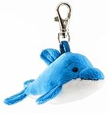 Schaffer Knuddel mich! Schaffer 0240 Delfin Anhänger, unisex-child, Blau, ca. 11 cm