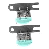 Kisangel 2 Stück Teiliges Ersatz magnetkopf Kassettenrekorder Stabile Dual Kanal stereoaufnahme Kompatibel mit Vielseitigen Kassettendeck Modellen Langlebig und Präzise Klangwiedergabe