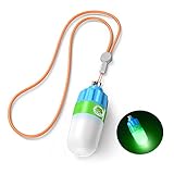 Sea frogs Signallicht Outdoor Unterwasser Strobe Signal Licht Scuba Night Dive Marker LED Flashy Sicherheitslampe Firefly SOS Tauchlicht (Grün)