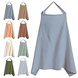 Stilltuch,Musselin-Stillbezug für Babys,2024 Stilltuch für Unterwegs,Stillschal für Unterwegs, Nursing Cover, Stillen, Breastfeeding Cover, Stillschal für Baby Mutter (E)