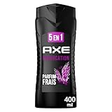 AXE - 5-in-1-Duschgel für Herren, Provocation, feuchtigkeitsspendend, 24 Stunden, 87% natürliche Inhaltsstoffe, Kokosnussduft & schwarzer Pfeffer, 400 ml