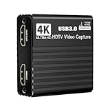Videoaufnahmekarte – USB 3.0 Adapter, 1080P 60fps Unterstützung | High-Speed-HDMI4K Recorder mit Audio-Funktion, Streaming-Gerät für Konsole, Unterricht, virtuelle Meeting-Nutzung