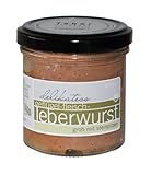 Delikatess Geflügelfleisch Leberwurst, grob, mit Steinpilzen, Faber Feinkost