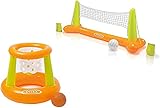 Intex Pool Game - Aufblasbares Wasserballspiel - Volleyballnetz (Set-1)