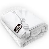 Slumbrae Wasserdichter Matratzenbezug, passend für 7,6–10,2 cm Twin XL (extra lang), atmungsaktive Bambus-Viskose, rutschfester Griff und verstellbare Riemen, maschinenwaschbar, ideal für Kinder
