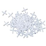 Lauric24 Tile Kreuze, Fliesenkreuze - Fliesenzubehör, Fliesenverlegehilfe, Fliesen-Abstandshalter, Fugenkreuze, Kunststoffkreuze, Fliesenfugen - 1 mm, 1,5 mm, 2 mm, 2,5 mm, 3 mm (300, 2,5 mm)