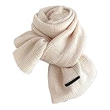 FIRSTXIU Elegant Gekreuzter Gepletener Garnschal Für Erwachsene. Unsiex Gestrickte Krakenschütze Winterhalsschal Für Den Täglichen Gebrauch Alle Passenden Warmen Winter