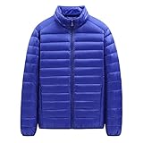 sutelang lurryly Warme Steppjacke Herren – günstige Mode Jacke Stehkragen Windschnitt Komfort Outwear Klassische Outdoor-Jacke aus Baumwolle Mantel mit Kapuze