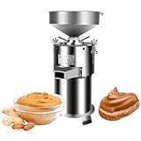 Erdnussbutter-Maschine, 1100 W, elektrische Nussmühle für Sesamsauce & Mandeln, 15–30 kg/h, automatisches Mahlgerät für den privaten und gewerblichen Gebrauch