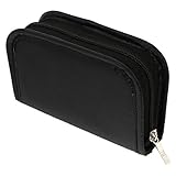 EXCEART Hartschale für Diabetiker, tragbar, Blutzuckermessgerät, PU-Leder, Diabetiker-Organizer, Tragetasche für Diabetes