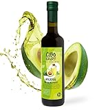 Bio Avocadoöl Extra zum Kochen - 500ml. Avocado Öl Bio Kaltgepresst 100% Rein Kaltgepresst und Nicht Raffiniert. Avocado Oil zum Braten Grillen und als Würzöl oder Marinieren.