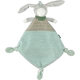 Fehn Schmusetuch Esel - Schnuffeltuch mit Stofftier und Befestigungsring für Schnuller als Spielzeug, Einschlafhilfe oder Plüschtier ab der Geburt