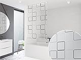 BASIC DUSCHROLLO 120x240 CM MODELL QUADRO DUSCHVORHANG GRAU WEISS SCHWARZ! SHOWER ROLLO CURTAIN GREY!