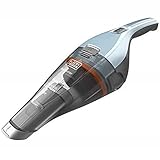 BLACK+DECKER Handstaubsauger Akku 7,2V Dustbuster (Handsauger beutellos + kabellos, breite Saugöffnung, spülmaschinenfester Staubfangbehälter inkl. Fugendüse & Ladestation mit Wandhalterung) NVC215W