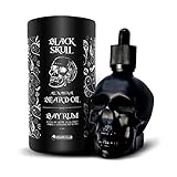Beard Club - Schwarzes Totenkopf Bartöl - Limiterte Edition Bartöl Herren - Ideale Bartpflege und Bart öl (Beard Oil) für Männer - 60ml