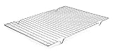 LACOR 66927 Rechteckiger Kuchenrost, 43 x 30 cm, Verchromter Stahl, Silber