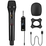PROZOR Drahtloses Mikrofon UHF Dynamisches Karaoke Mikrophone