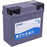 Exide GEL12-19 GEL Motorrad Starter-Batterie 12V 19Ah 170A