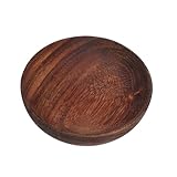 Gatuida Kleiner Runder Obstteller Aus Akazienholz Runder Holzteller Rundes Kuchenblech Aus Holzplatte Essenstablett Aus Holz Holzplatten Für Lebensmittel Großes Holztablett Coffee