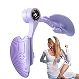 Beckenbodentrainer | 360-Grad-Rotationsgerät, Hüfttrainer, verstellbares Smart-Screen-Display, Anzahl Familien-Fitness-Muskeltrainer für Fortgeschrittene