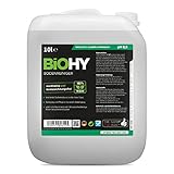 BiOHY Bodenreiniger (10 Liter Kanister) | Konzentrat für alle Reinigungsgeräte und alle Hartböden | angenehmer Geruch und streifenfreie Reinigung | ideal für Laminat, PVC & Stein
