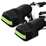 Warme Fahrrad-Lenkerhandschuhe, Motorrad-Lenkerhandschuhe - wasserdichte Abdeckung für Fahrradbekleidung Oxford, Lenkerabdeckung, Fahrradausrüstung, warme Winter-Fahrradhandschuhe, warme