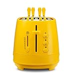 De Longhi CTLAP2203 Toaster mit Zange, 550 Watt. gelb
