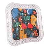 Generisch Baby Wasserspielmatte,Aufblasbare Aqua-Spieldecke Entwicklungsspielzeug - Quadratisches Kissen Krabbelunterlage Visuelle Förderung Lernspielzeug Vorschulaktivitäten Für Mädchen