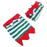 DIYEAH 2 Stück Pferdebeinschoner Gestreift Atmungsaktive Gamaschen mit Stehüberzug Breiter Schutz für Pferdebeine Festlicher Reitbeinschutz für Turniere und Partys