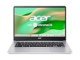 Acer Chromebook 314 (CB314-3HT-C0CQ) Laptop | 14' FHD Touch-Display | Intel Celeron N4500 | 8 GB RAM | 128 GB eMMC | Intel UHD Graphics | Google ChromeOS | Silber