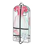 Transparenter Kleidersack, staubdicht, zum Aufhängen, transparente Kleidertaschen zur Aufbewahrung im Schrank, für Wettbewerbe, Kostüme, Performance, saisonale Organisation, formelle Kleidung