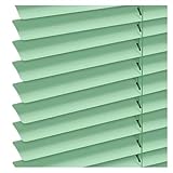 Jalousie Aluminium Tür Fenster Jalousette 2.5cm Lamellen Sonnenschutz & Sichtschutz Inklusive Montagematerial Mit Bohrinstallation Anpassbar(Green,B120xH150cm)