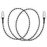 Volkswagen 000051446CC Premium USB-C auf Lightning Kabel, 100cm, Beleuchtetes VW Logo, Schwarz/Silber