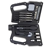 Werkzeug-Set, Schraubendreher aus Kohlenstoffstahl in Dosenform für Öl, Haushalts-Werkzeug-Set für Zuhause, Büro, Garage, Werkstatt, Trailer, Wohnmobil, Auto, Sedan