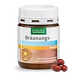 Sanct Bernhard Bräunungs-Kapseln, Nahrungsergänzungsmittel mit Beta-Carotin und Kupfer, Inhalt 90 Kapseln