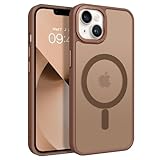 GaoBao für iPhone 13 Hülle, Handyhülle iPhone 13 [Kompatibel mit MagSafe] Durchscheinende Matte Magnetische Stoßfeste Anti-Fingerabdruck Schutzhülle, Hülle für iPhone 13 6.1' Case, Titan Wüstensand