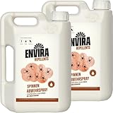 Envira Spinnen Abwehrspray 2 x 2 Liter - Spray mit Langzeitwirkung gegen Spinnen, Winkelspinnen, Kreuzspinnen, Weberknecht - Mittel gegen Spinnen in der Wohnung - Effektive Spinnenabwehr