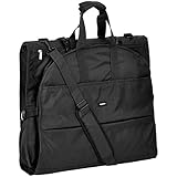 Amazon Basics Hochwertige Kleidertasche, Schwarz - 1 m, Einfarbig