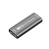 KUYIA 8K HDMI Extender Amplifier,8K/4K@60Hz UHD HDMI Repeater Female to Female Adapter,Ultra High Speed 48Gbps Compatible for PS4/DVD/TV Box etc (Gray)