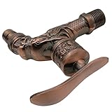 SEWACC Retro für Wandmontage Vintage Küchenarmatur mit Einfachem Einbau Elegantem Design und Zuverlässigem Schalter für Badezimmer und Messingoberfläche