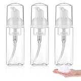 3 Stück Schaumspender NachfüLlbar Schaumpumpflaschen Mini Reiseflaschen 60 Ml ReisegrößE Klar Leere Flasche Schaumseifen Spender FüR Toilettenartikel FüR Handseife Shampoo Gesichtsreiniger