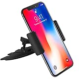 ipow Handy Halterung Auto Handyhalterung CD Schlitz Handyhalter Auto Drehbare Autohalterung Handy Smartphone Halterung für Auto CD Schacht Universal Kompatibel mit iPhone Huawei usw.
