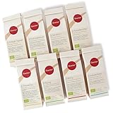Quertee Nr. 2 - Tee Geschenkset 8 x 25g Bio Tee Probierset Biotee Geschenkidee - Tee Probierset - Tee Geschenk - 200 g Tee zum Probieren