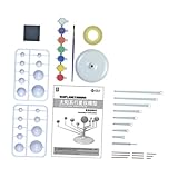KONTONTY 1 Satz Planetenmodell Selber Bauen Modellbausatz des Sonnensystems DIY Montage Planeten Requisiten Lehren Modell des Sonnensystems Selber Bauen Lehrstütze Abs Colorful