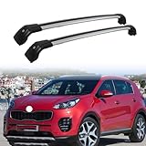 DPBXQ 2 Stücke Dachträger-Querstangen Dachträger Dachgepäckträger für KIA SPORTAGE (QL, QLE) 4TH 2015-2020 Dachträger aus Aluminium für Fahrradträger, Dachboxen oder als Skihalter,C