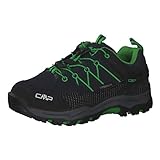 CMP Kids Rigel Low Trekking Shoes Wp Jungen Trekking-Schuhe , Blau Grün B Blue Gecko, 41 EU