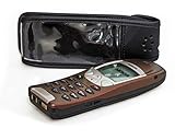 caseroxx Ledertasche mit Gürtelclip für Nokia 6210 6310 6310i in schwarz – robuste Handy-Tasche mit Sichtfenster & Gürtelclip aus Echtleder, ideal für Beruf, Freizeit, Outdoor & sicheren Transport