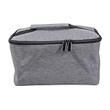 PLCPDM Robuster Reise-Organizer für Handmixer, inkl. internen Trennwänden und spritzwassergeschütztem Design, Aufbewahrungskoffer, Standmixer, tragbare Aufbewahrungsbox