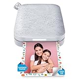 HP Sprocket 2x3' Sofortbilddrucker für Smartphones- Tragbarer, kabelloser Farbdrucker - Zink-Fotopapier mit Kleberückseite - Drucke von kompatiblen iOS- & Android-Geräten per Bluetooth-App- Luna Perle